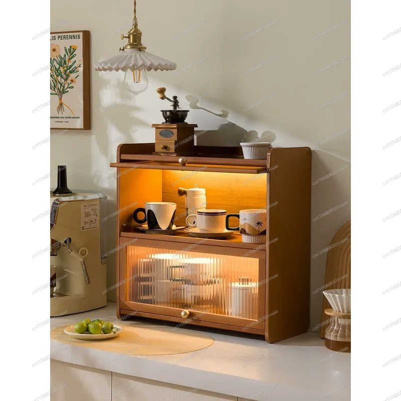 Coffee Tea Stand - Rak Penyimpanan Tempat Cangkir Desktop untuk