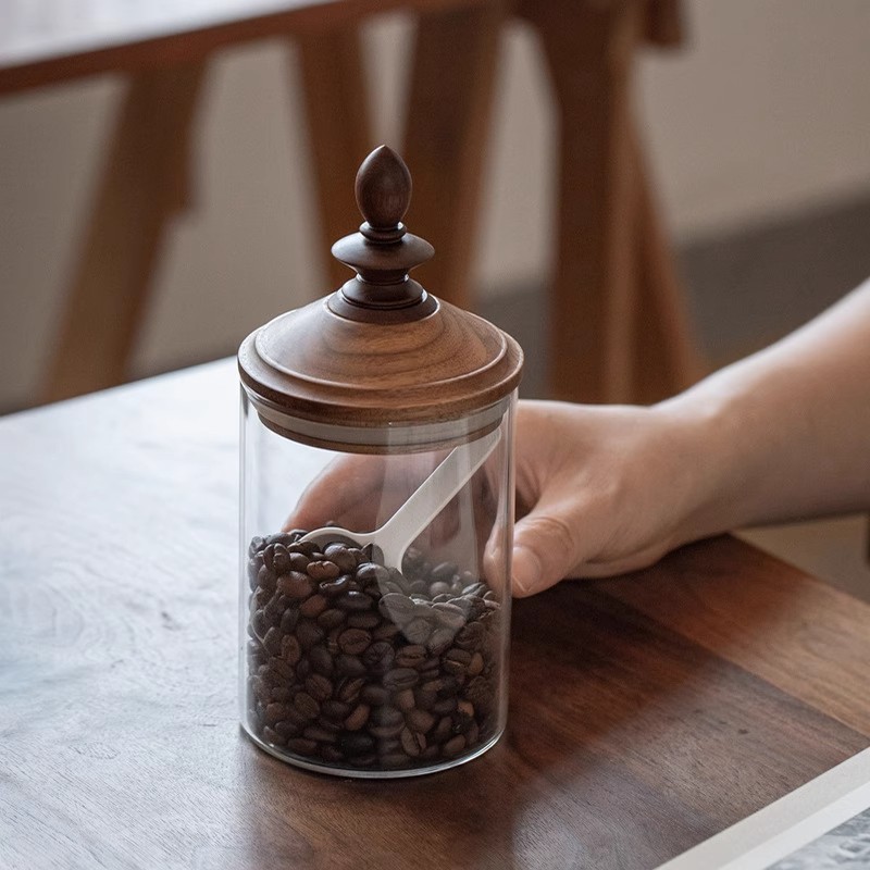 Coffee Tea And Bean Leaf - Toples Penyimpanan Biji Kopi Penggunaan Rumah