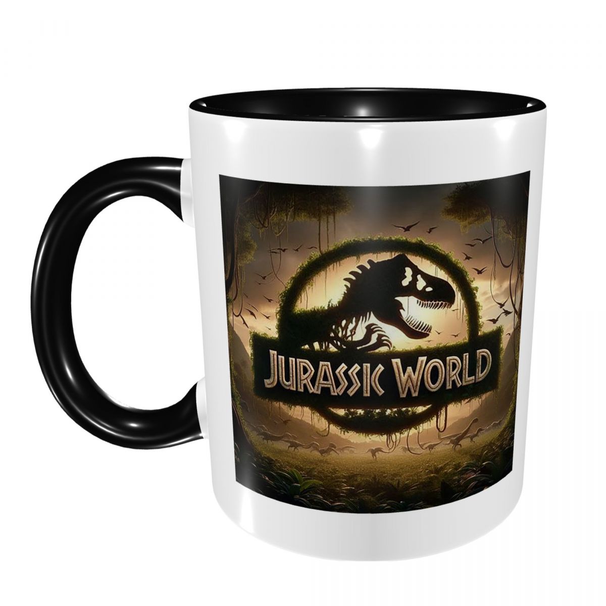 Coffee Tea World - Mug Jurassic World Lucu, Cangkir Kopi