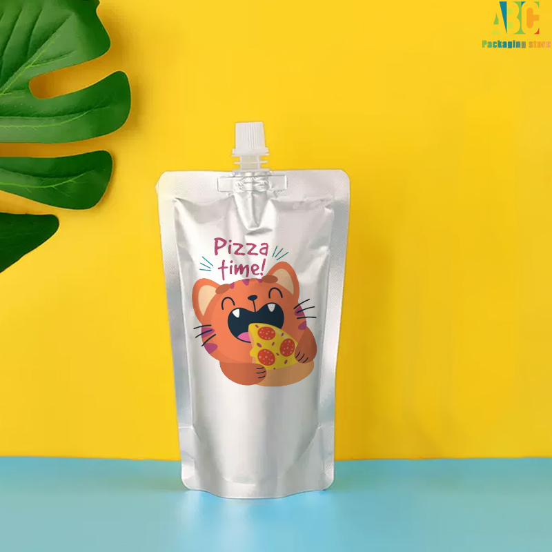 Coffee Tea Flower - Tas Cerat Aluminium Foil dengan Logo