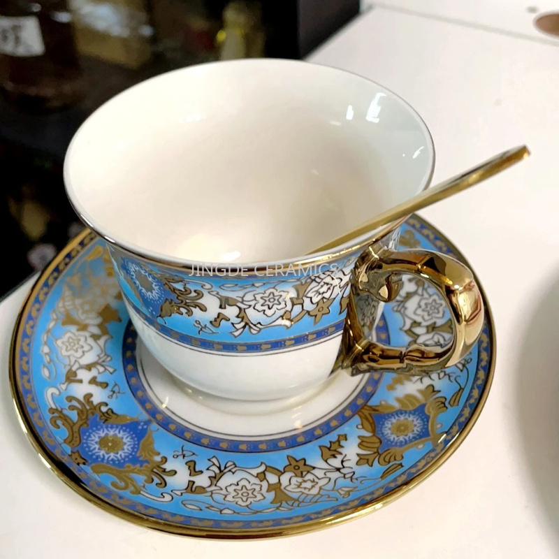 Coffee Tea English - Cangkir Kopi Keramik, Cangkir Teh Inggris