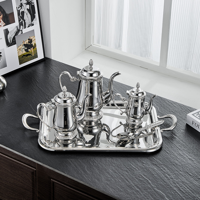 Set Teh Kopi Stainless Steel N - Coffee Tea English ulasan dan harga