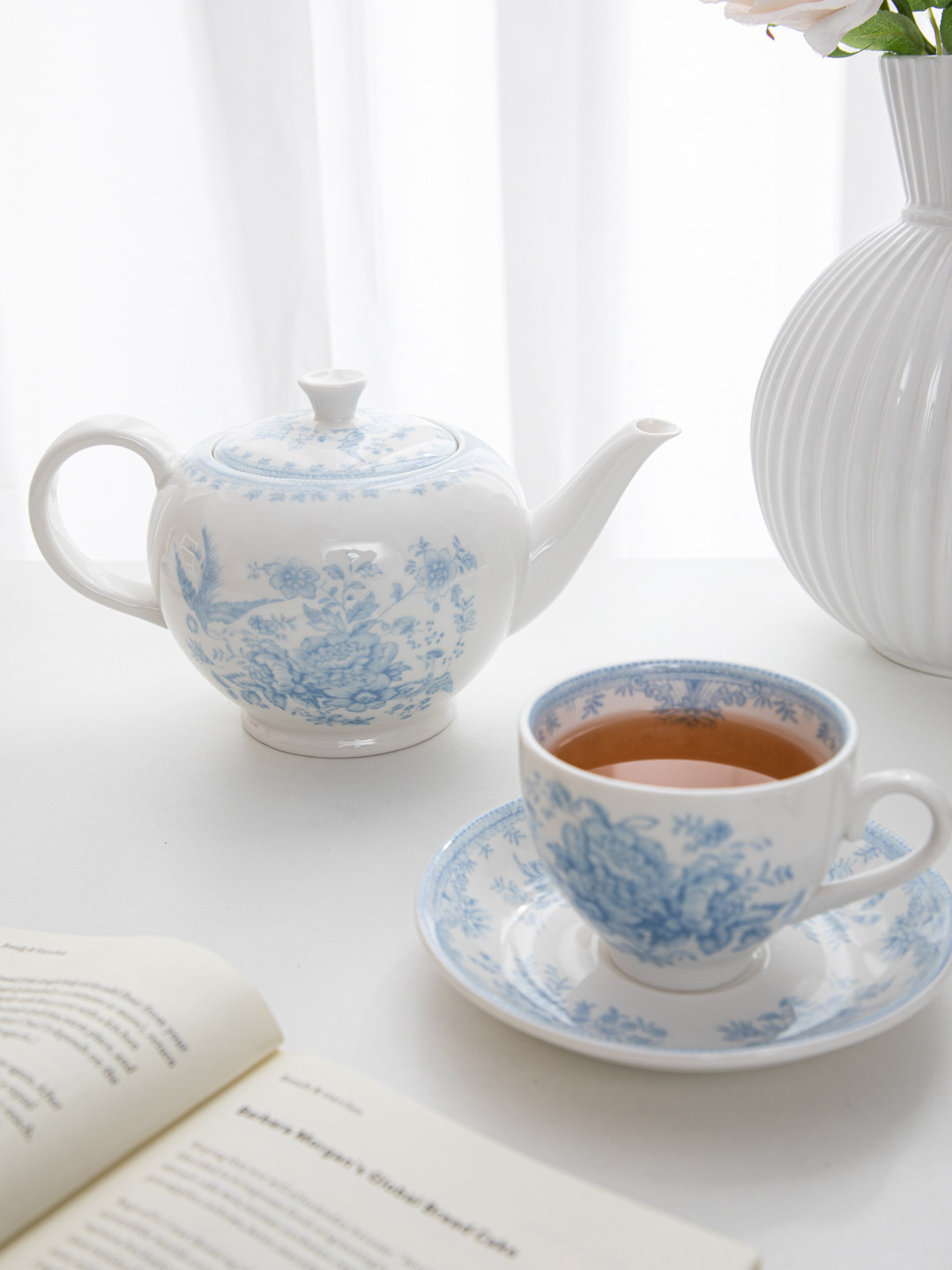 Set cangkir dan tatakan teh so - Coffee Tea English ulasan dan harga