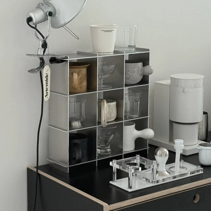 Rak Penyimpanan Cangkir Minima - Coffee Tea Stand ulasan dan harga
