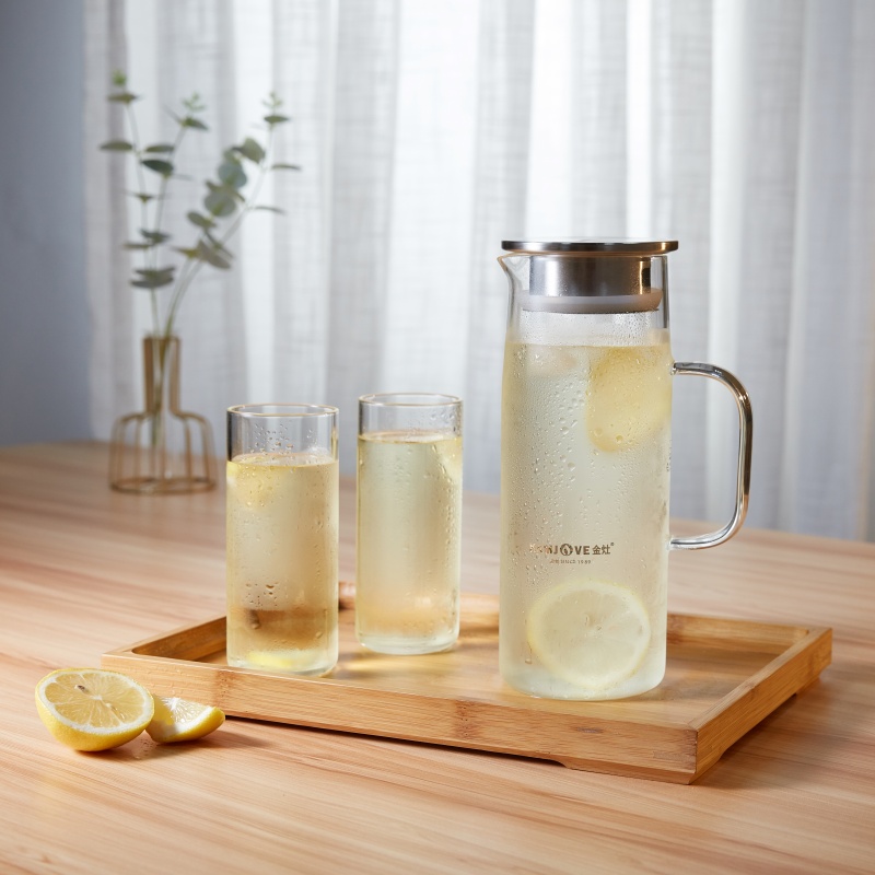 KAMJOVE 1.2L Teko Teh Kaca Tra - Coffee Tea Flower ulasan dan harga