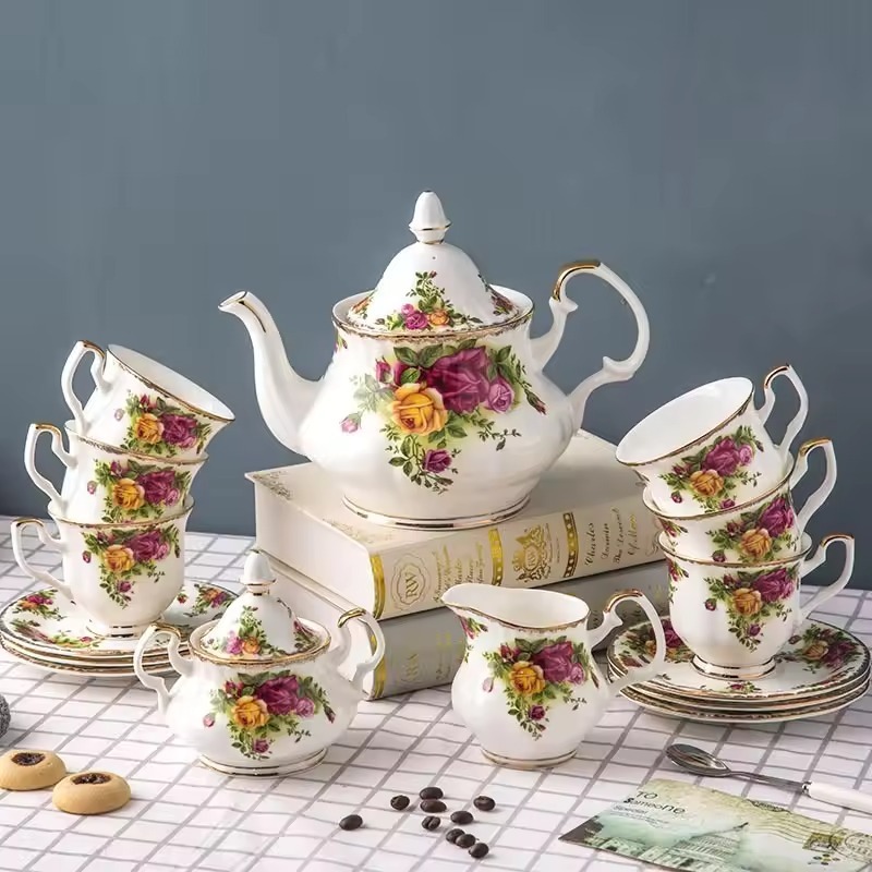 Set Kopi Porselen Tulang Eropa - Coffee Tea English ulasan dan harga
