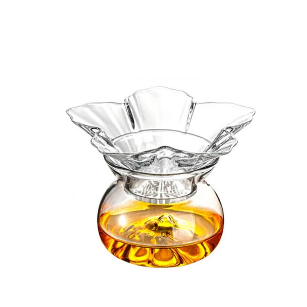 Saringan Teh Kaca Bunga 130ml  - Coffee Tea Flower ulasan dan harga