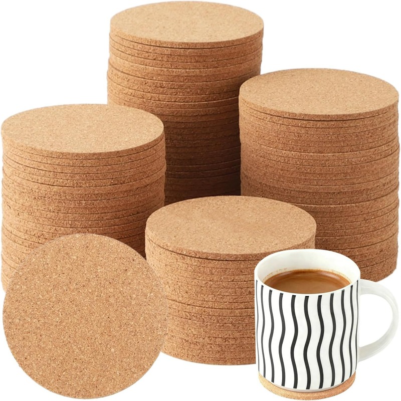 Alas Gelas Kayu Gabus Bulat Al - Coffee Tea Stand ulasan dan harga