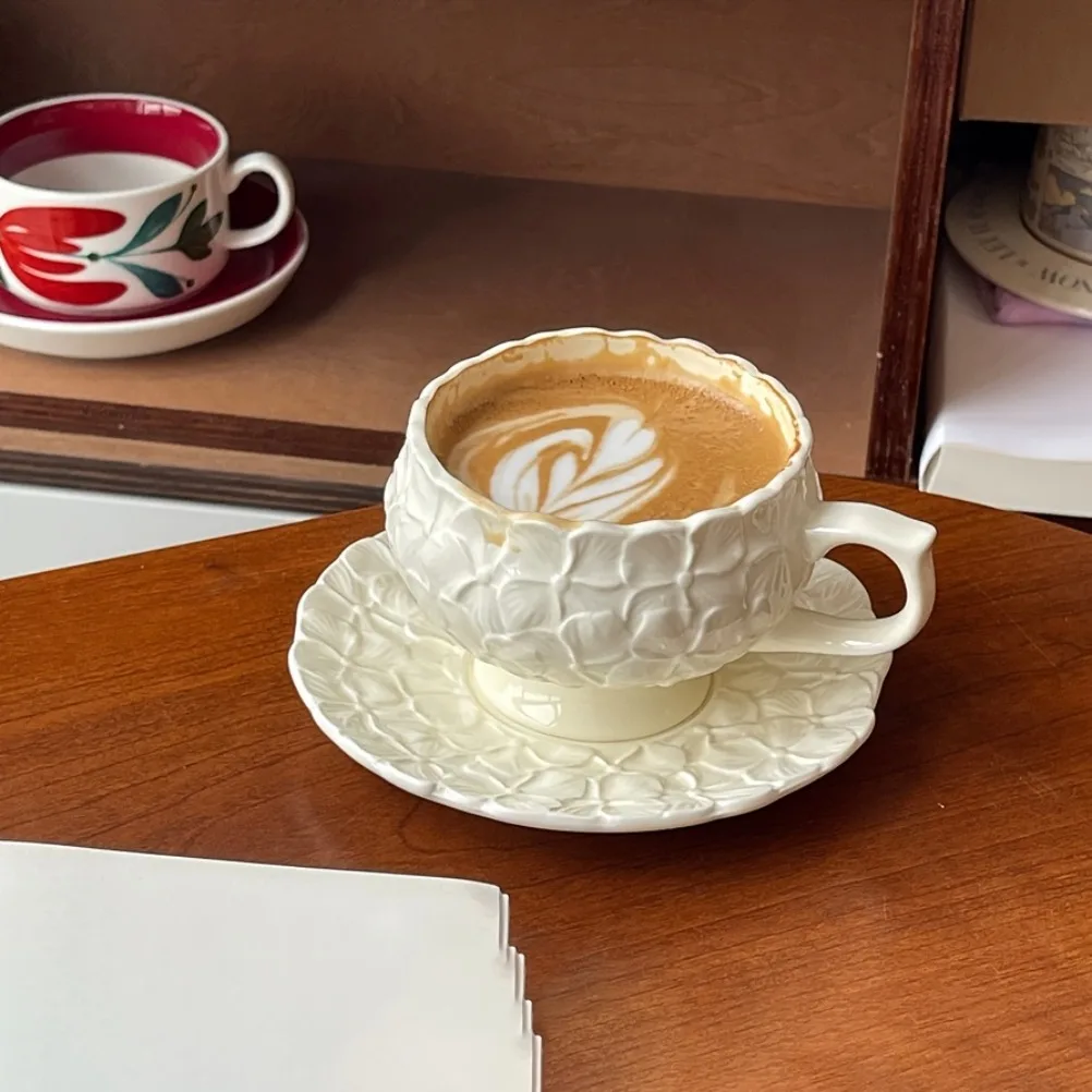 Set Cangkir Kopi French Cream  - Coffee Tea Flower ulasan dan harga