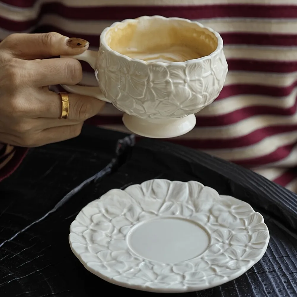 Set Cangkir Kopi French Cream  - Coffee Tea Flower ulasan dan harga