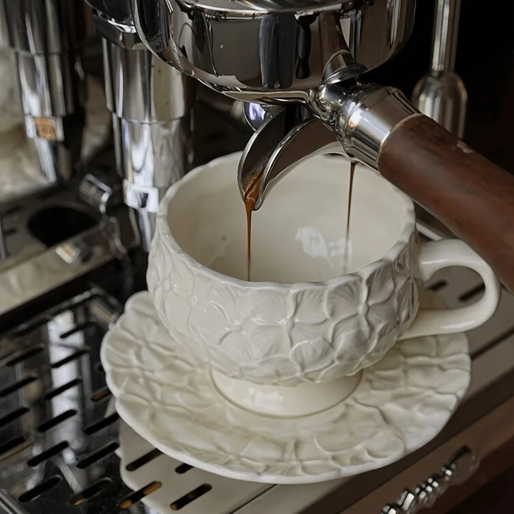 Set Cangkir Kopi French Cream  - Coffee Tea Flower ulasan dan harga