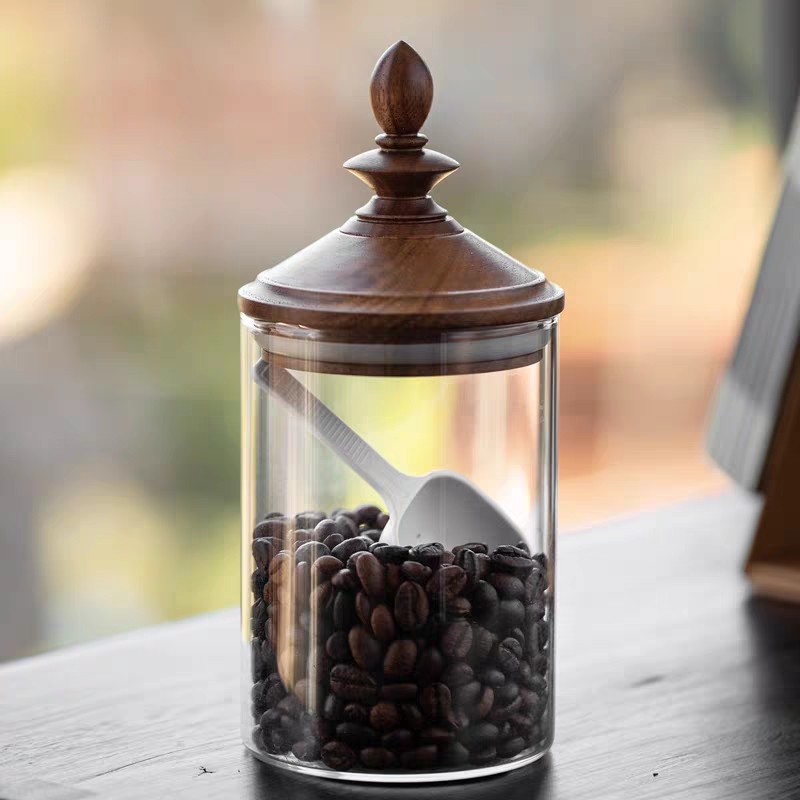 Toples Penyimpanan Biji Kopi P - Coffee Tea And Bean Leaf ulasan dan harga