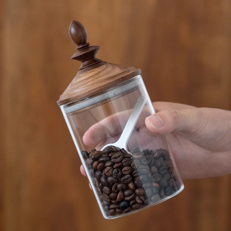 Toples Penyimpanan Biji Kopi P - Coffee Tea And Bean Leaf ulasan dan harga