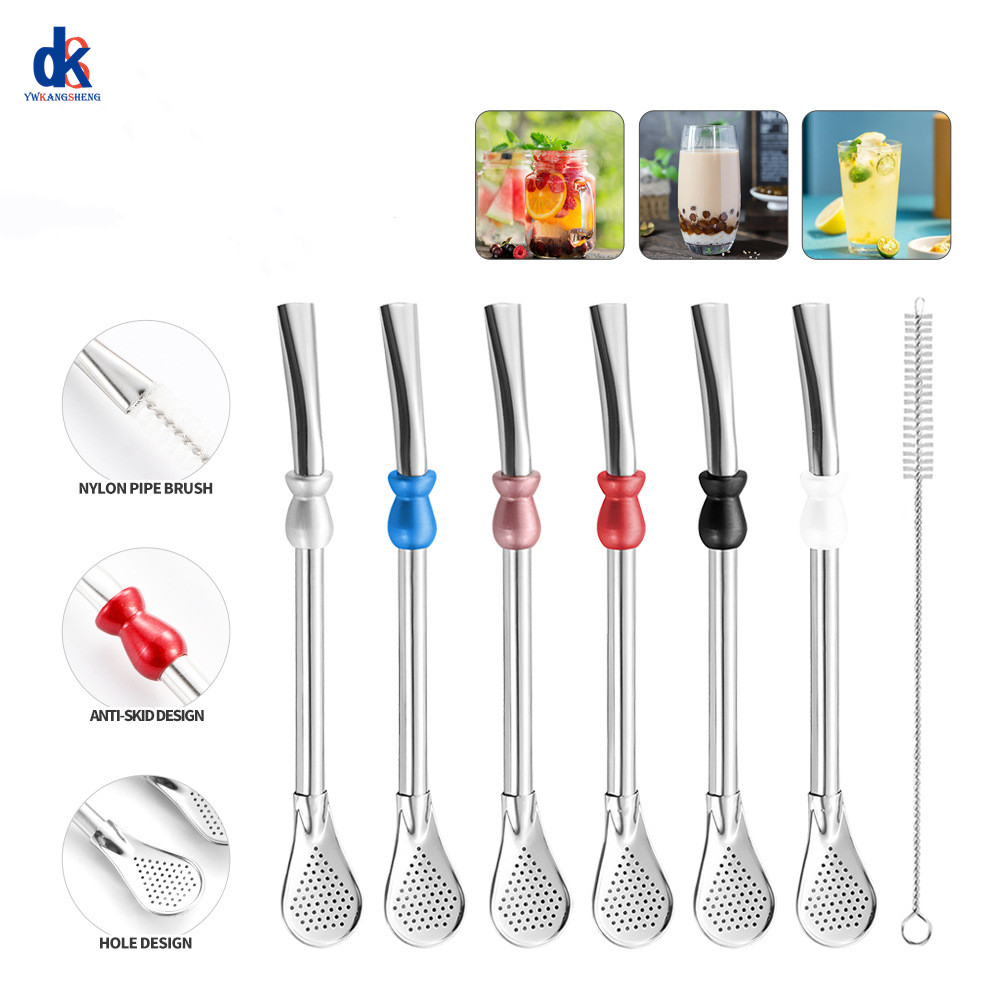 Sedotan Sendok Stainless Steel - Dispenser Coffee And Tea ulasan dan harga