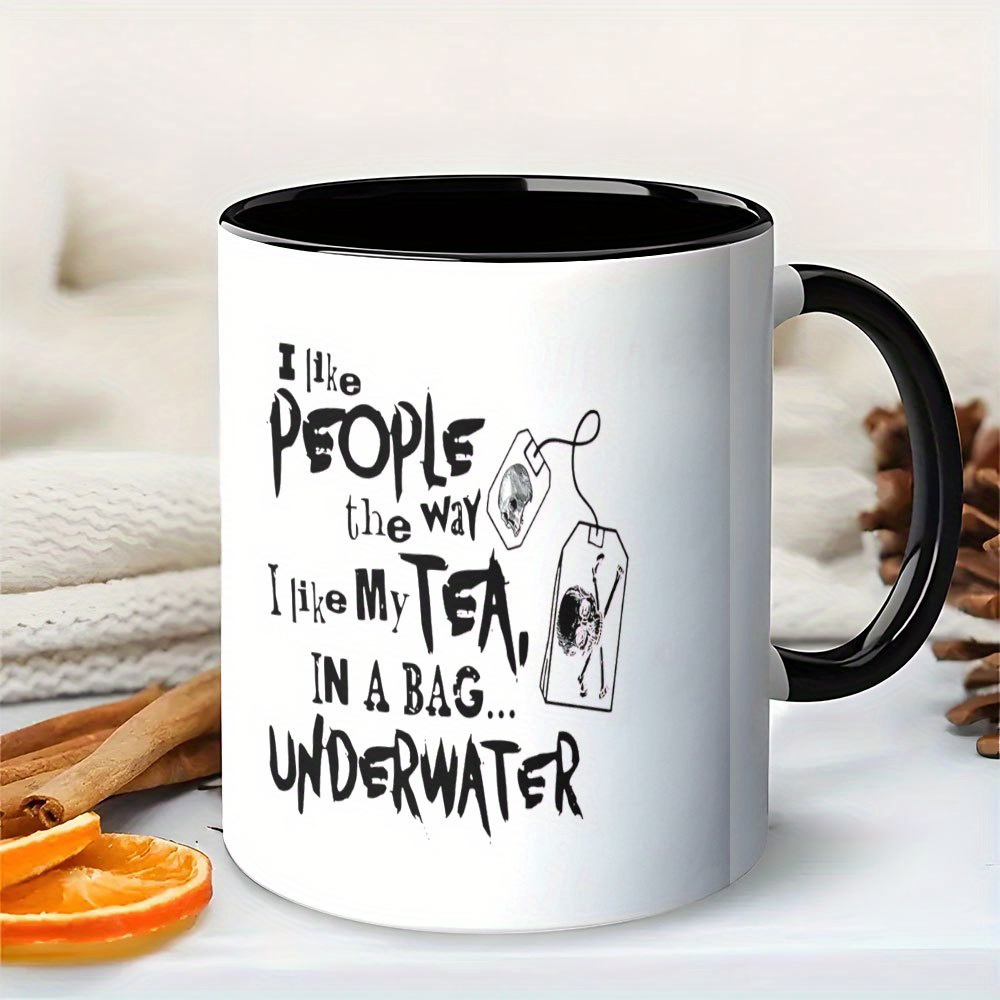 1 buah Mug Kopi Keramik 11oz - - Coffee Like Tea Bags ulasan dan harga