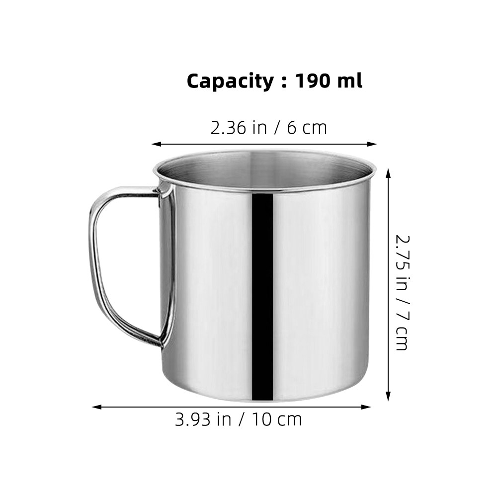 4Pcs Gelas Anak Stainless Stee - Coffee Tea Drink ulasan dan harga