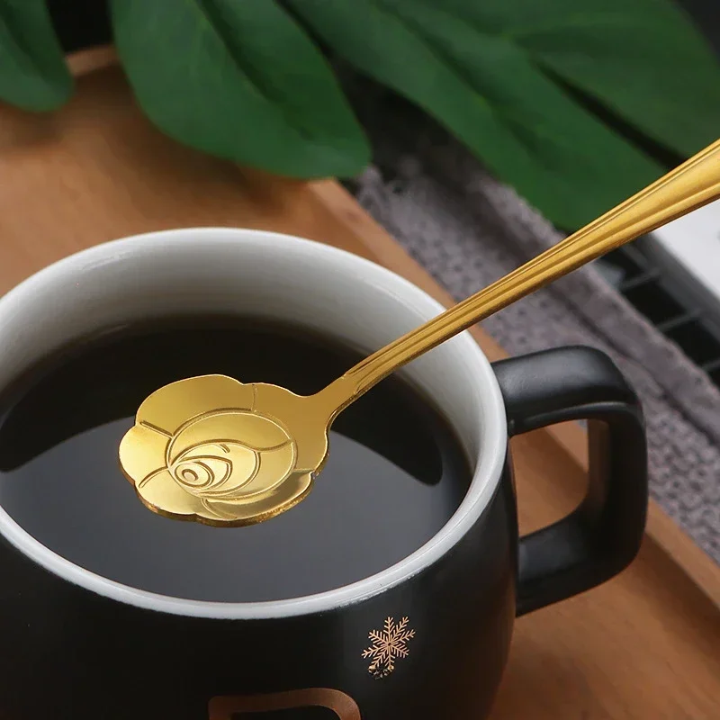 Sendok Kopi Sendok Emas Bunga  - Coffee Tea Flower ulasan dan harga
