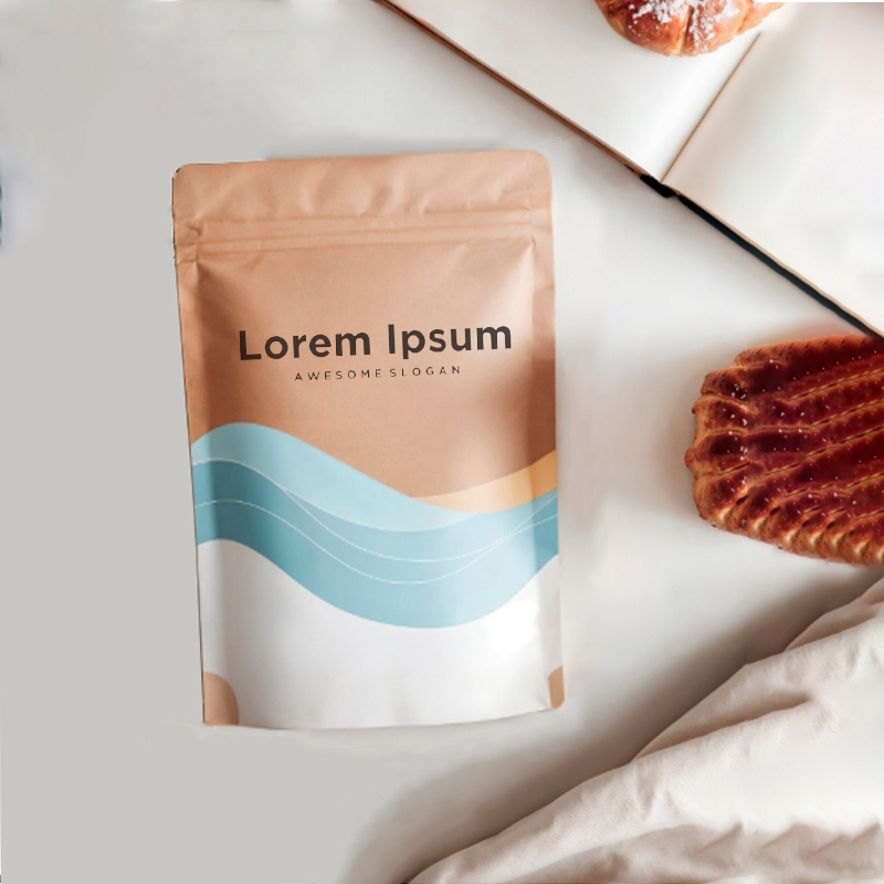 Kantong Kemasan Ziplock Kertas - Coffee Tea Flower ulasan dan harga