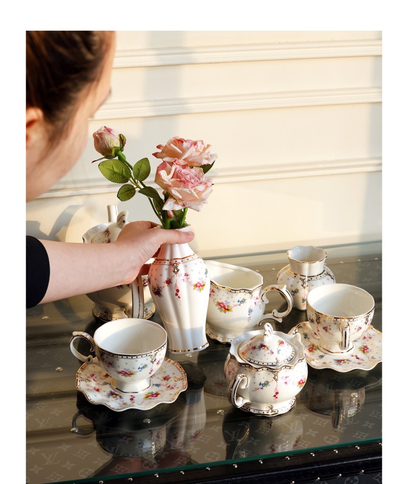 Set Cangkir dan Piring Teh Mot - Coffee Tea Flower ulasan dan harga